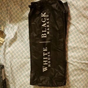 White House Black Market Black Shoe Bags